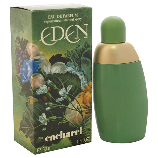 Cacharel Eden, Eau de Parfum voor dames in spray, geur van patchouli en vers fruit