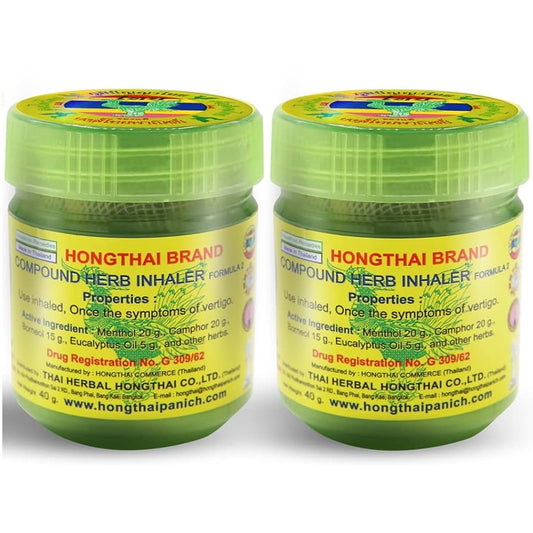 Hong Thai Verbinding Thaise kruiden inhalant (PACK VAN 2)