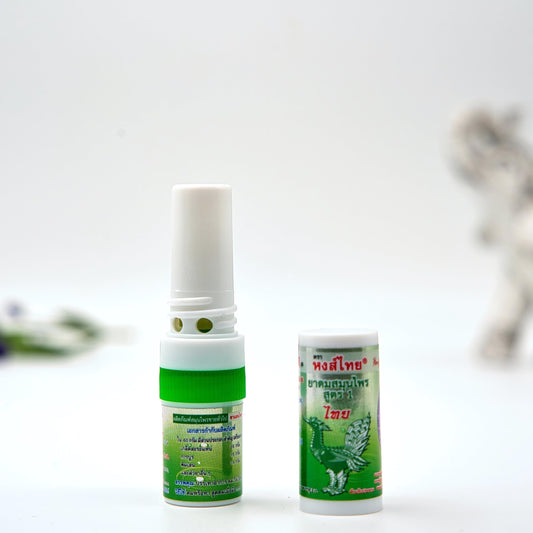 Hong Thai Traditionele kruidenaroma, geurstiften, 100% natuurlijk groen, 6 stuks